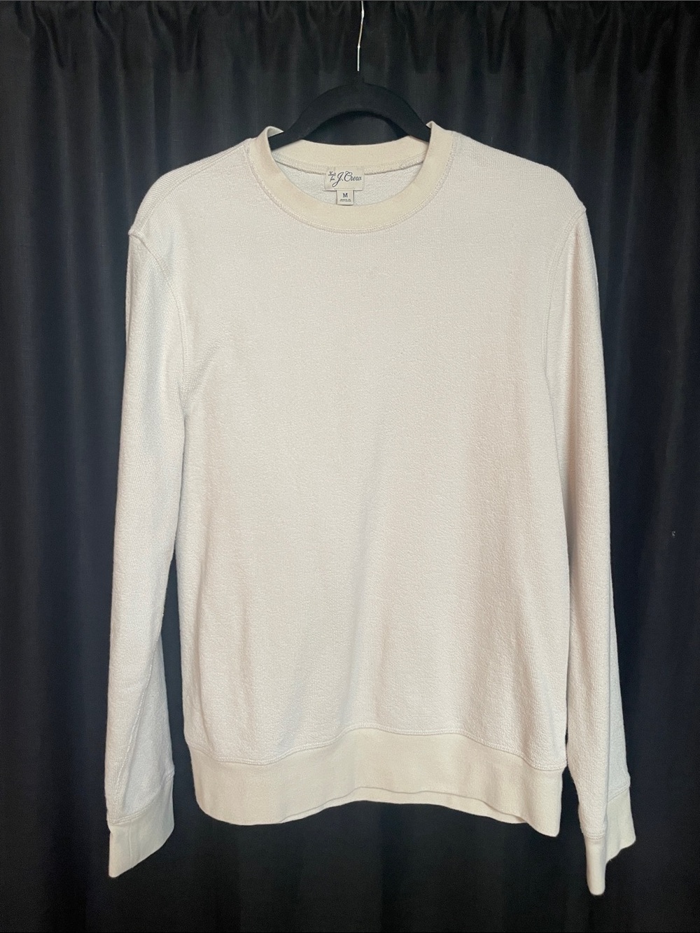 J. Crew Men’s Cream Crewneck Pullover